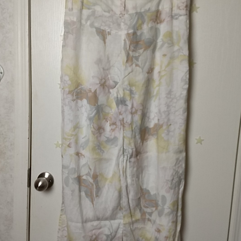 Caribbean Joe floral pants, M